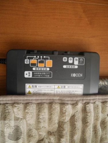 KODEN ホットカーペットのスイッチ