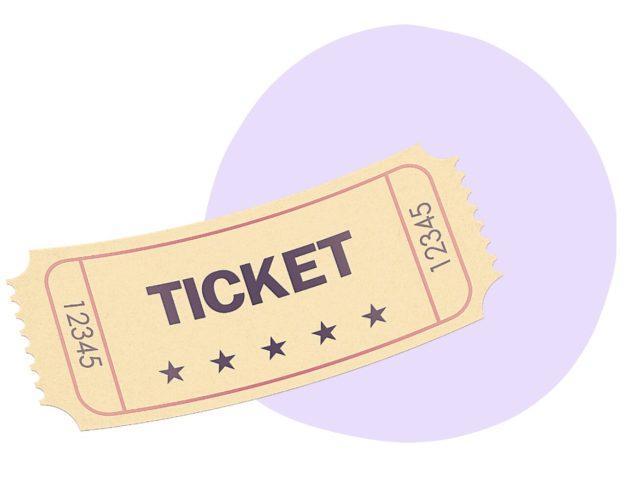 チケットのイラスト