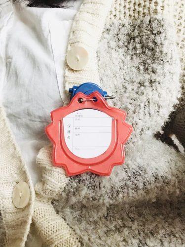 まーるい開かずピンちゃん 装着しているところ