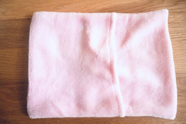 レンジでゆたぽんのすみっコぐらしのふわふわカバーの裏面