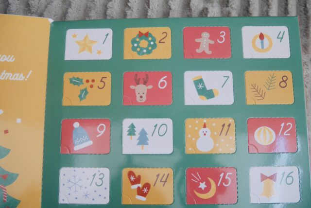 セリアアドベントカレンダー　イラスト